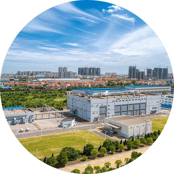 โรงงานในศูนย์การผลิตอัจฉริยะของ Gedian District