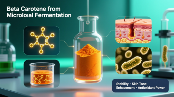 ผงเบต้าแคโรทีน: เทคโนโลยีการหมักเพื่อปรับสีผิวให้สม่ำเสมอและคุณประโยชน์ด้านสารต้านอนุมูลอิสระ